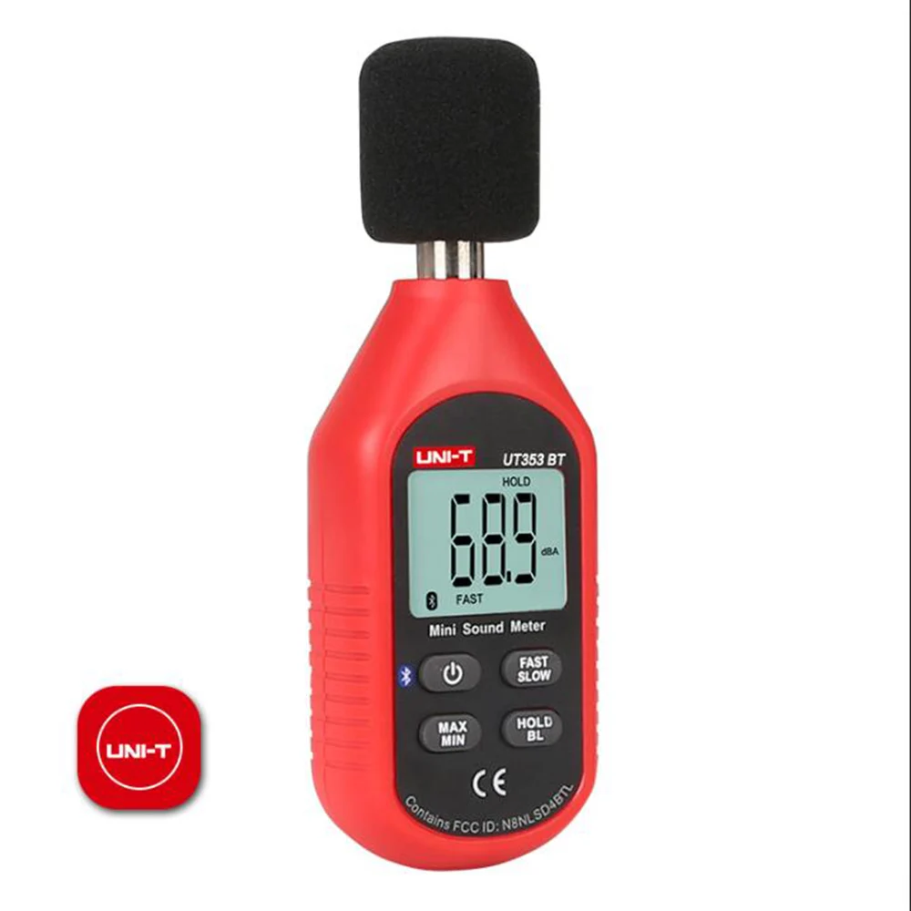 UNI-T UT353BT измеритель уровня звука цифровой Bluetooth Шум метр тестер 30-130dB децибел