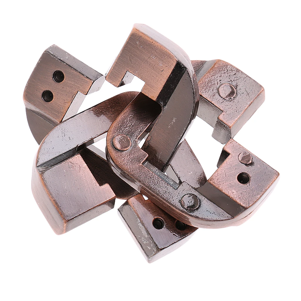 Классический металлический пазл для развития интеллекта головоломка взрослых и