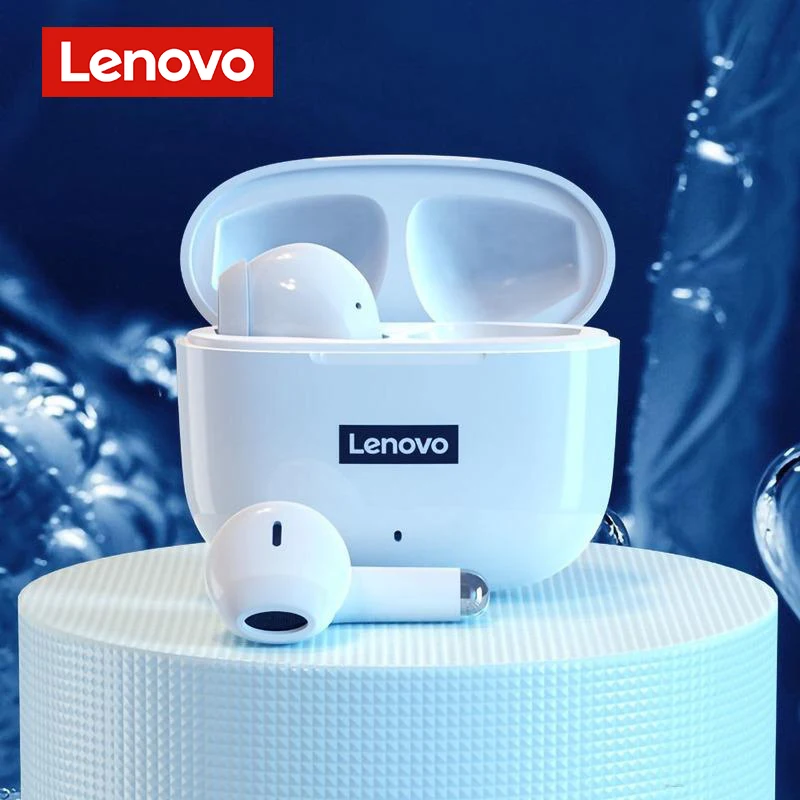 

Lenovo LP40 Wireless Bluetooth Headset TWS Long Standby Sports Running Semi-in-ear Headset