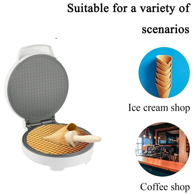 Harga Pembuat Gulungan Telur Renyah Elektrik Wajan Memanggang Kue Dadar Wafel Oven Panekuk DIY Mesin Kerucut Es Krim Steker UK