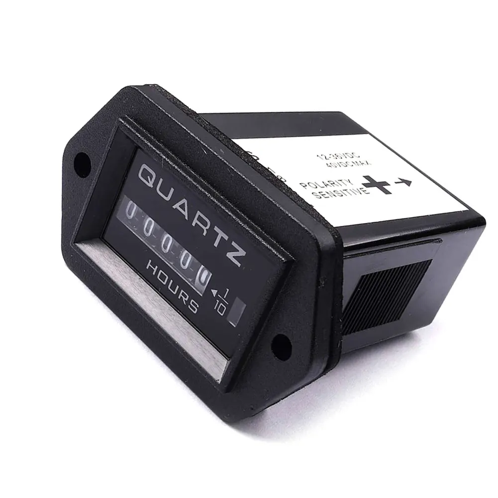 

DC 12V to 36V Rectangular Hour Meter Car Truck Tractor Hour Meter Outboard Engine Rectangular Meter For Marine Boat Truck