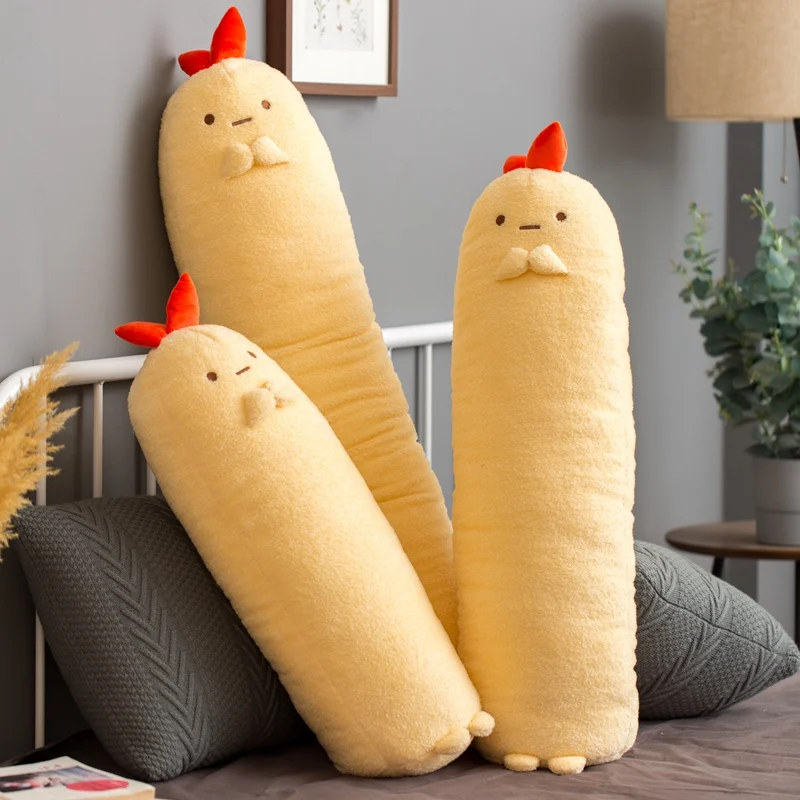 

New Stuffed Doll Cute Cartoon San-X Sumikko Gurashi Plush Toy Shrimp Long Body Tempura Pillow Cushion Children Christmas Present