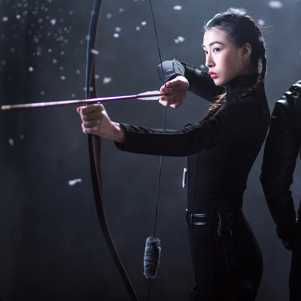 54 дюймовый лука традиционный охотничий лук деревянный изогнутый для стрельбы