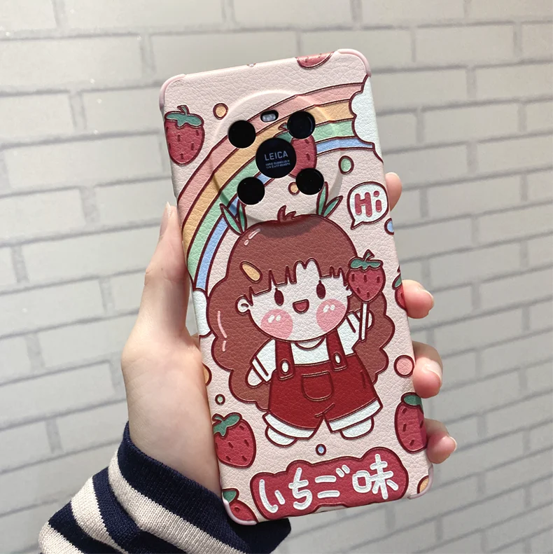 Чехол из овечьей кожи для Huawei P40 Pro P30 Mate 40 + 30 |