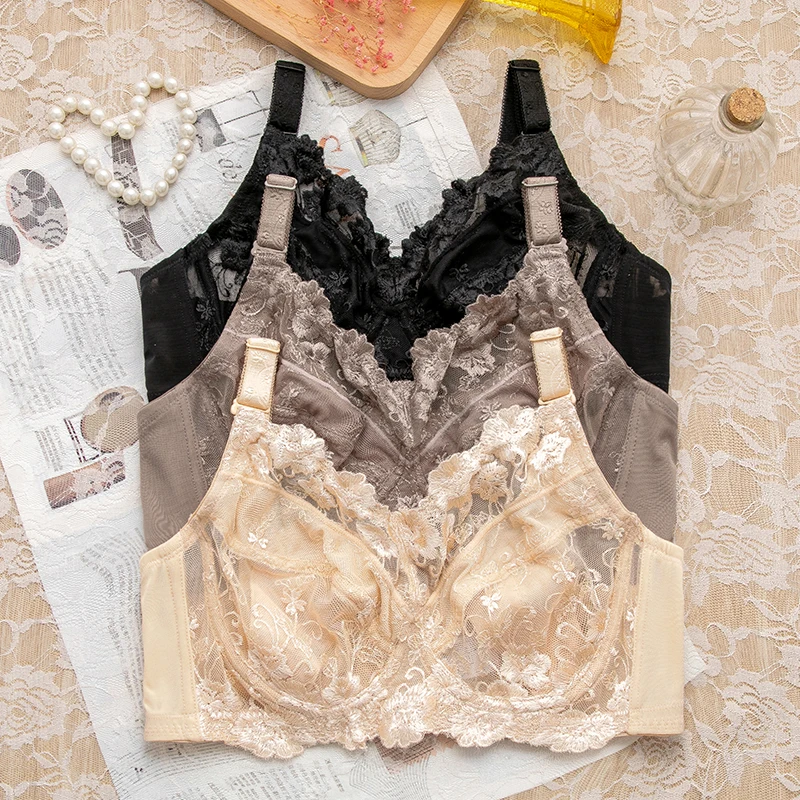 Полный охват бюстгальтер размера плюс чашечки больших Для женщин Underweire