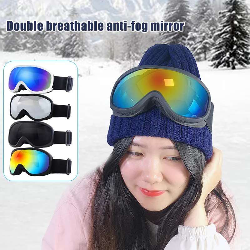 

New Winter Skiing Glasses Anti-fog Windproof Ski Goggles UV Protection Skating Cycling Climbing Sunglasses Dustproof XD8