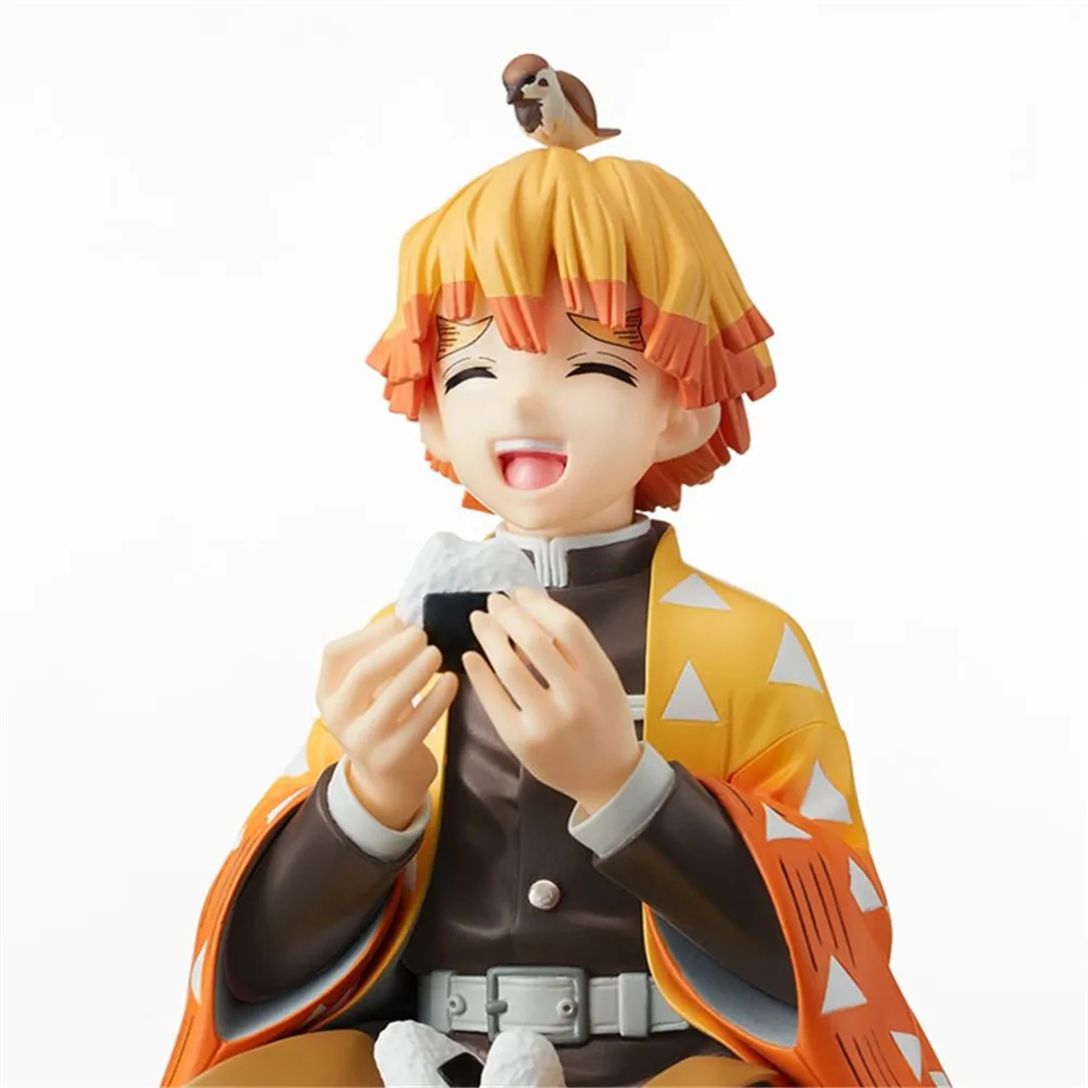 

Premium Chokonose Figure Anime Demon Slayer Kamado Tanjirou Agatsuma Zenitsu Eat Rice Balls PVC Action Figure