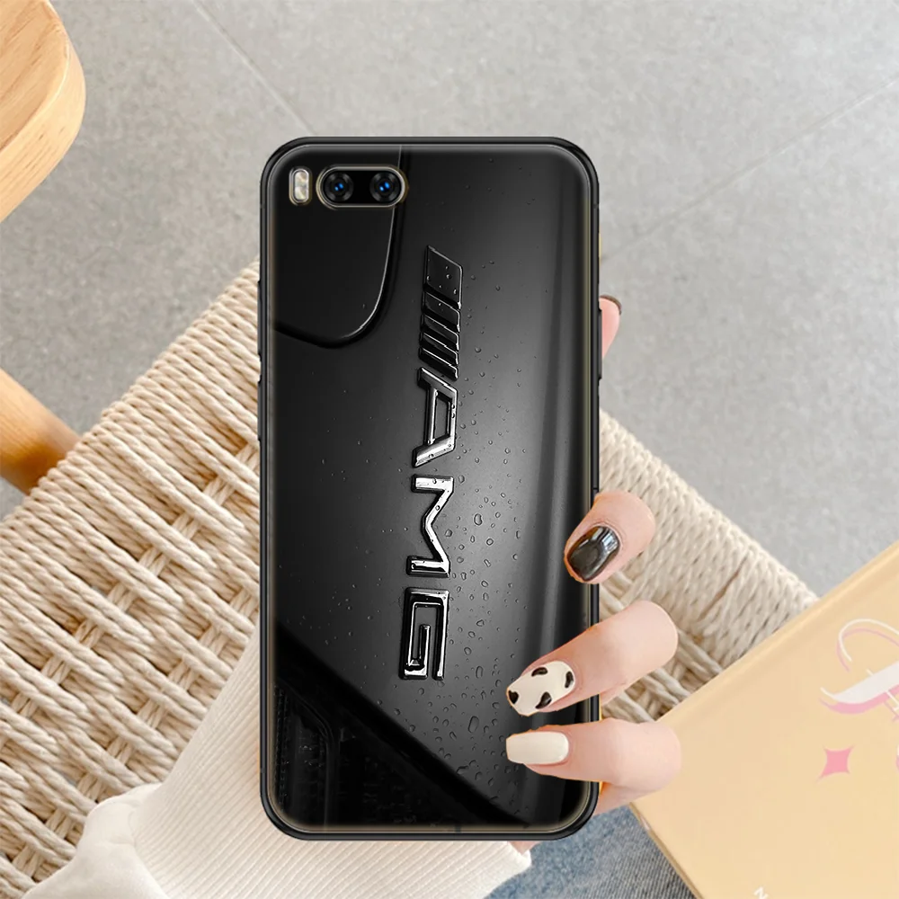 

sport car german racing amg Phone case For Xiaomi Mi Max Note 3 A2 A3 8 9 9T 10 Lite Pro Ultra black luxury shell painting back