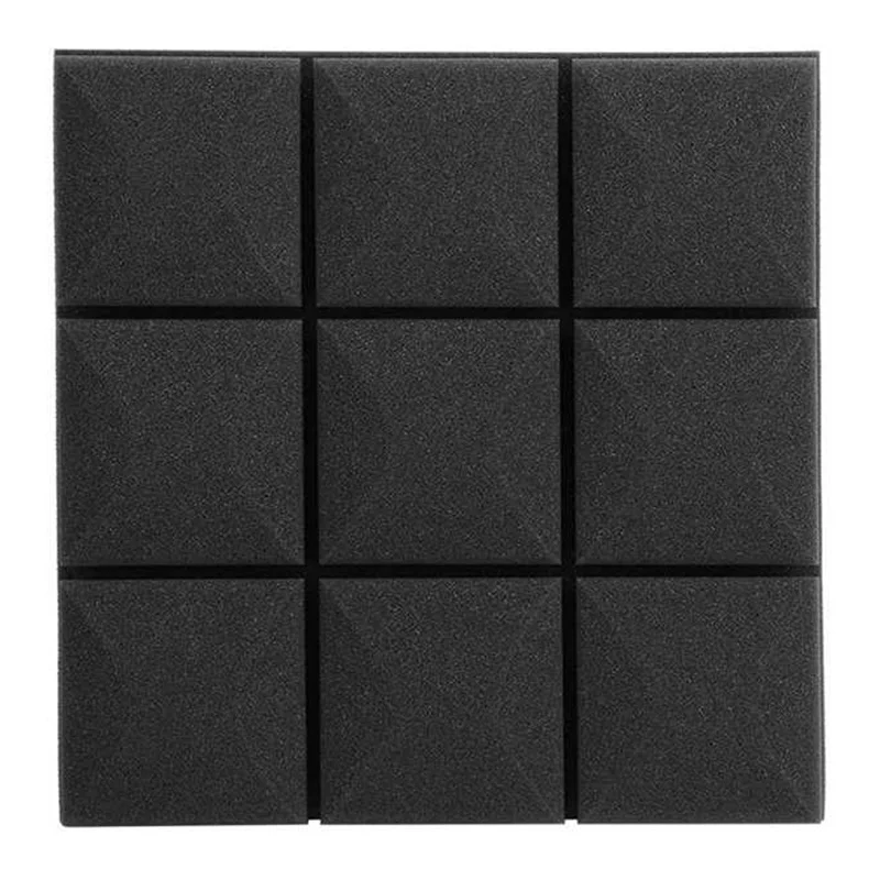 5 шт. Акустические панели студии Звукоизоляционные клинья из пенопласта для поглощения звука с дизайном 9 блоков гриба.