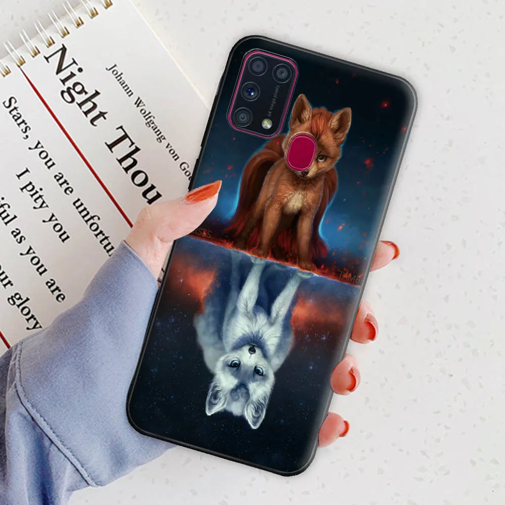 Чехол для Samsung M31 Prime силиконовый чехол мягкая ТПУ сумка Galaxy задняя крышка |