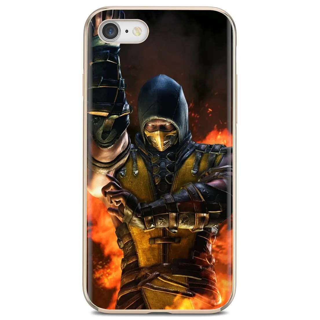 Мягкий чехол для телефона с изображением скорпиона в Mortal Kombat X маска iPhone iPod Touch 11 12