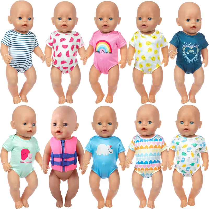 Новый летний короткий комбинезон для кукол 43 см одежда 18 дюймов и аксессуары |