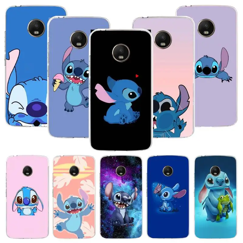 

cute Stitch Style Phone Case For Samsung S20 S21 Note20 A71 A30s A52 Plus Ultra lite Transparent Nax Fundas Cover