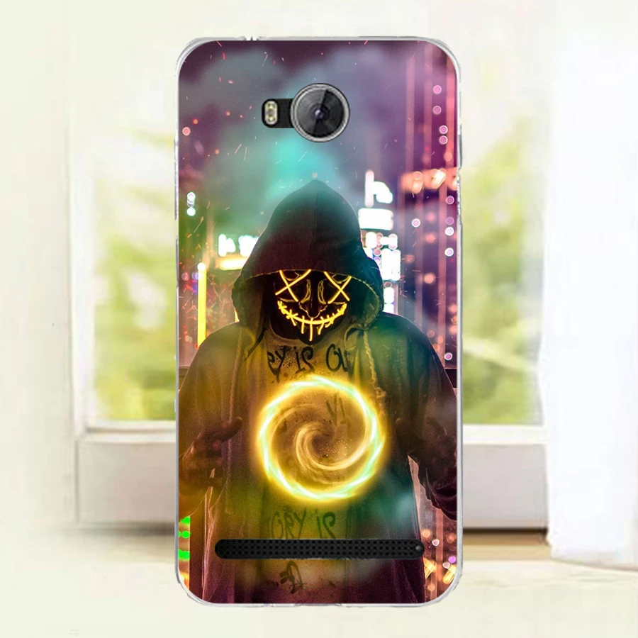 Чехол для Huawei Y3II LUA-L21 LUA-U22 LUA-U02 Роскошные Силиконовые чехлы из ТПУ Honor Bee 2 задняя