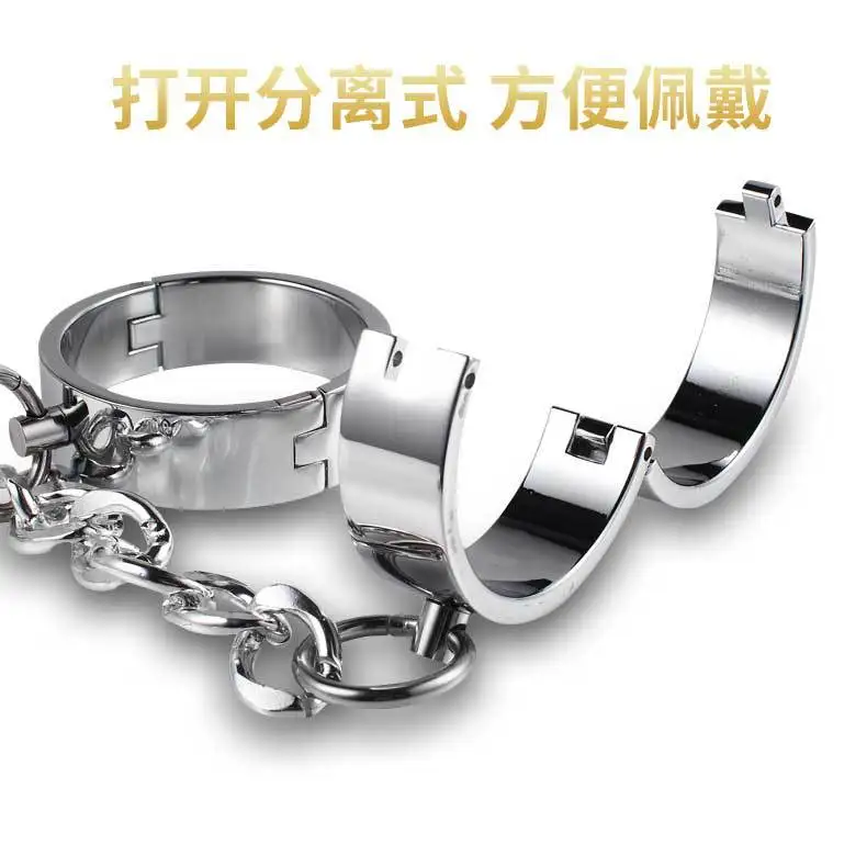 Тяжелые наручники скобы альтернативные игрушки с металлическими секс игрушками