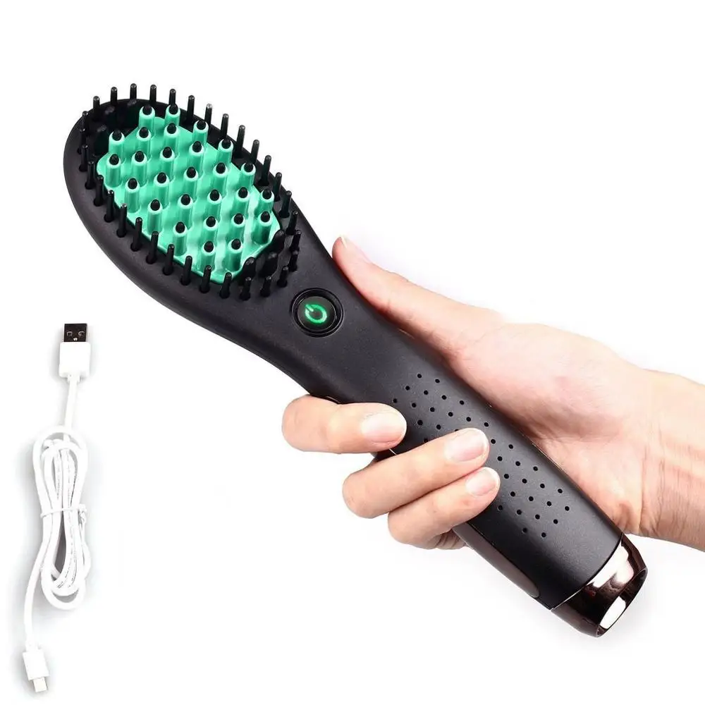 

USB Charging Comb Vibrating Scalp Massage Hair Growth Stimulating Brush Hair Treatments Massage Tool Relaxation