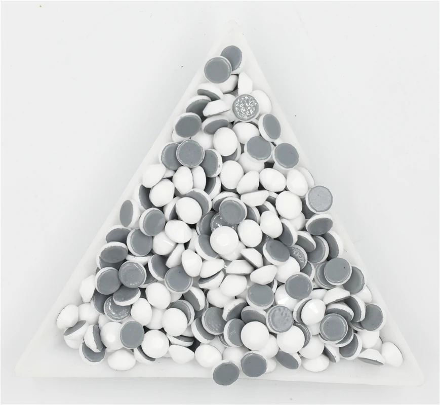 Ss3 ss30 фарфор белый опал хрустальный дизайн ногтей Стразы украшения 3D Плоская