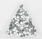 Ss3-ss30 фарфор белый опал хрустальный дизайн ногтей Стразы украшения 3D Плоская Задняя стеклянная стразы горячей фиксации для одежды