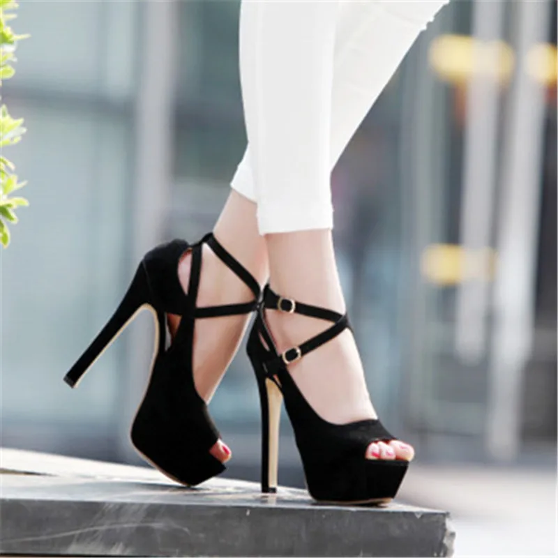 WADNASO/Новая женская обувь пикантные вечерние туфли-лодочки на платформе и тонком
