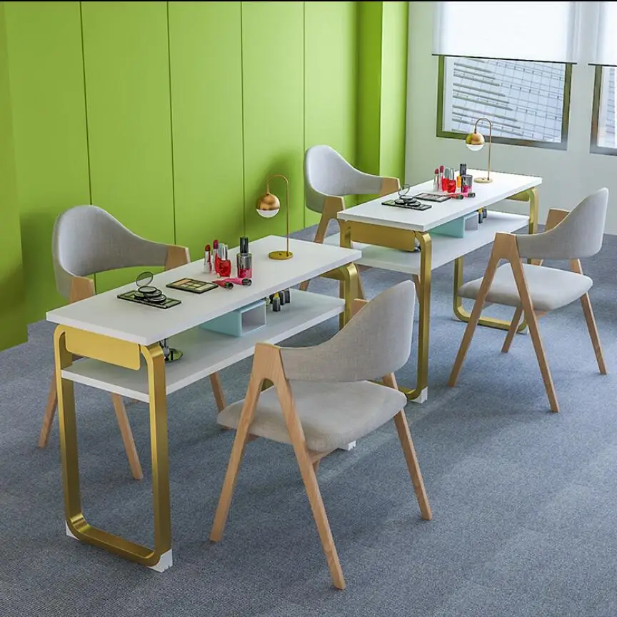 

Manicure table special price economical single double three person manicure table Japanese manicure table chair