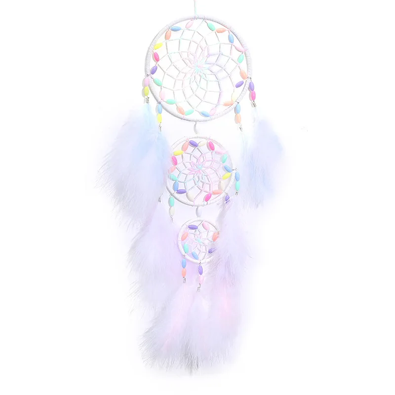 

Furfural fruit three rings catch dream net decoration originality lovely little fresh girl jewelry art gift home decoration