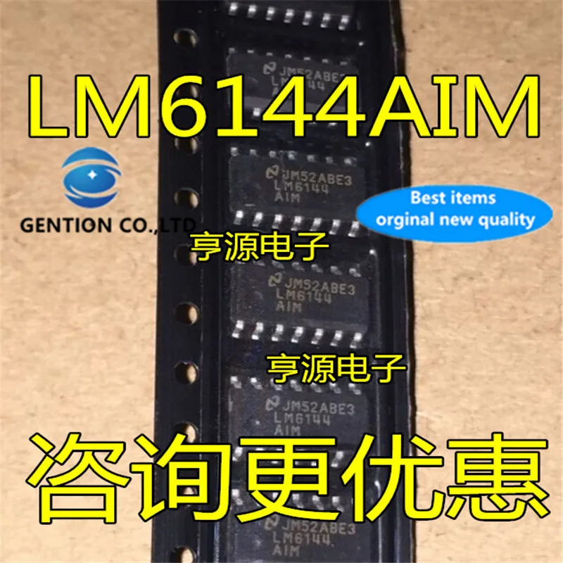

10Pcs LM6144AIM LM6144 SOIC-14 IC amplifier in stock 100% new and original