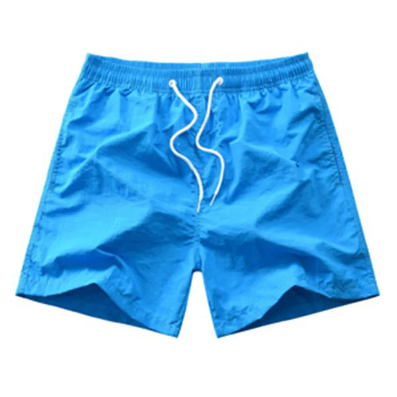 

Summer Hot Men's Shorts Solid Color Shorts Man Loose Breathable Trousers Casual Drawstring Sport Shorts Beach Pants Plus Size