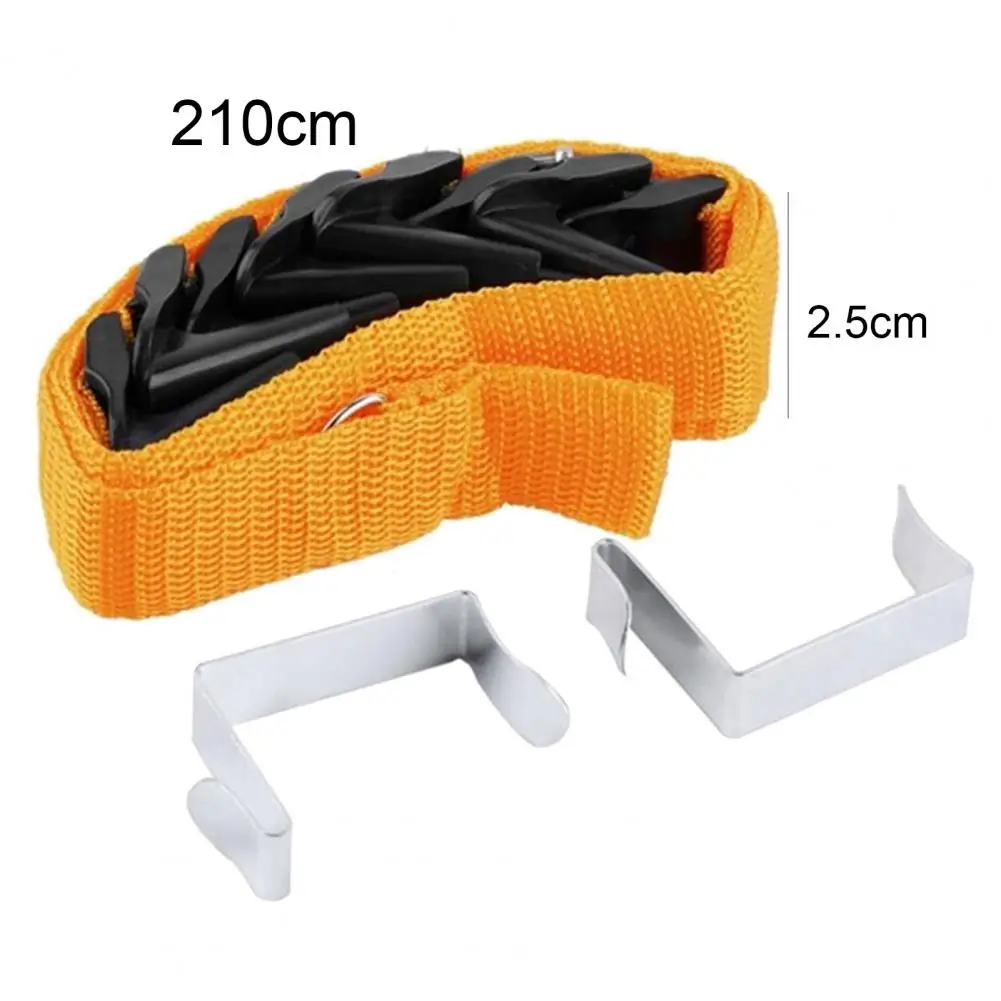 

New Style Portable Coat Hanger Adjustable Punch-free Polyester Practical Door Rack Hat Clothes Hooks for Bedroom Bathroom