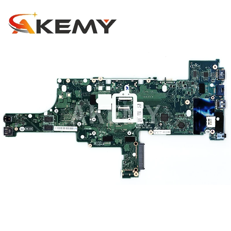 

New NM-A581 For Lenovo ThinkPad T460 notebook motherboard BT462 NM-A581 with CPU i5 6200U SR2EY DDR3 100% Fully Tested