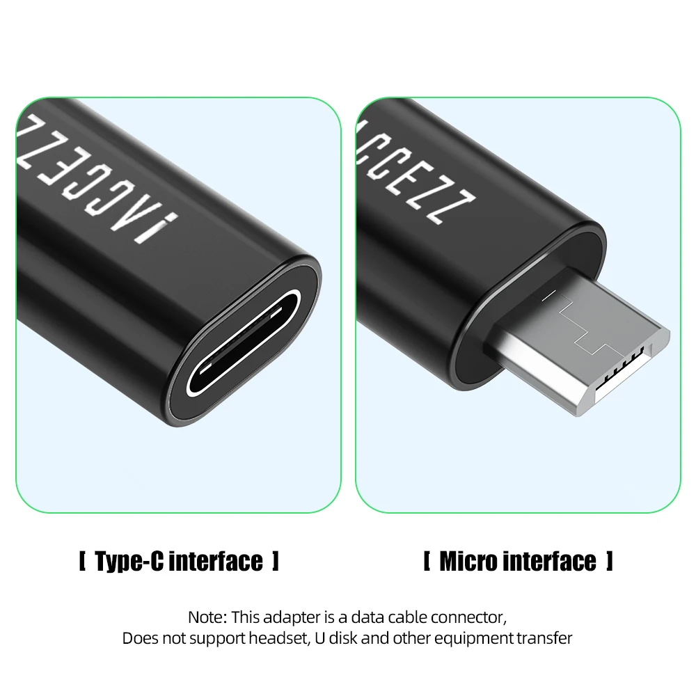 ! Переходник ACCEZZ USB Micro папа на Type-C мама OTG Android конвертер для Xiaomi Redmi Samsung Galaxy S6 S7 Huawei