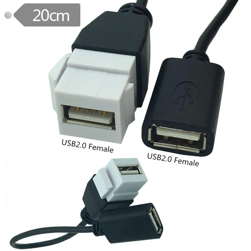 USB 2 0 A мама к гнезду панель монтажная вставка адаптер для настенной розетки