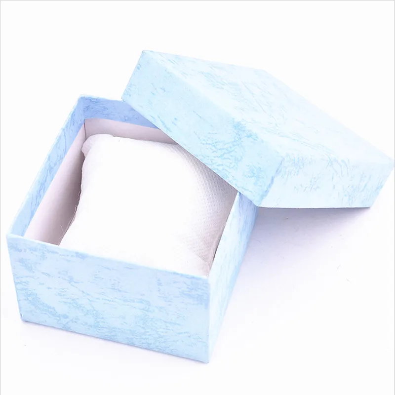 Wholesale 12pcs/Lot Size 85*80*55mm Factory Watch Boxes Mix Color Gift Box 6 Colors Available New