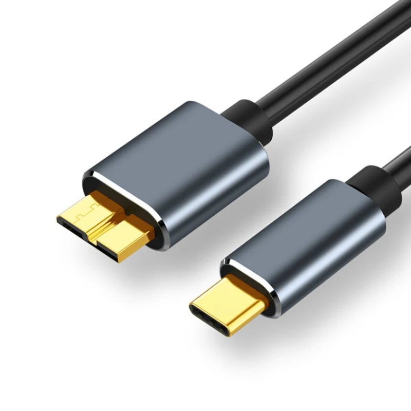 

Micro B USB C 3.0 Cable Type-C to USB 3.0 Micro B Cable Connector 5Gbps External Hard Drive Disk Cable for Hard Drive Computer
