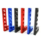 Метрическая и дюймовая линейка из алюминиевого сплава, угловая измерительная линейка