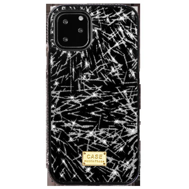 

Iphone Case Suitable for Iphone 11 Glitter Mobile Phone Case 11 Pro Iphone Case Xr Frame Flash Diamond 12 Promax Case 78 Se Xr 6