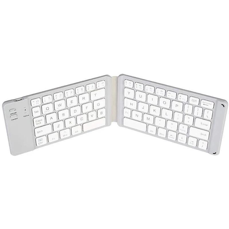 

Mini Bluetooth Keyboard Foldable Bluetooth 3.0 Folding Keyboard Wireless Keypad for Phone Laptop Gaming Keyboard