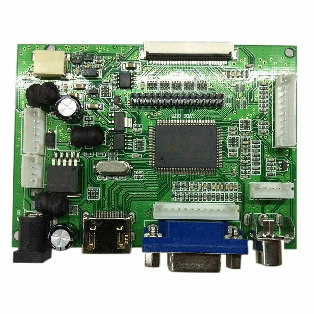 AV LVDS сигнал ttl выход мини 6 контактов для автомобиля экран дисплея с индикатором