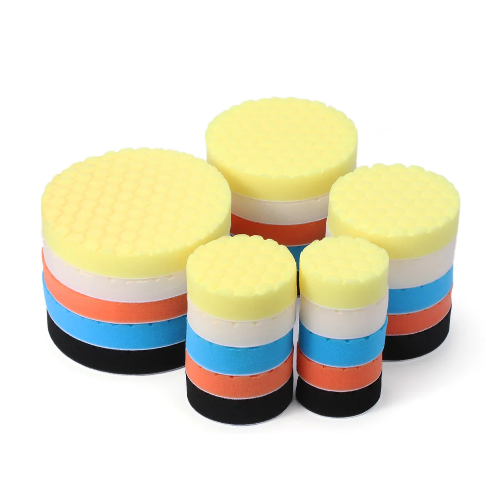 Портативная Автомобильная Губка для полировки 5 шт. 3/4/5/6/7 дюймов пенопластовый