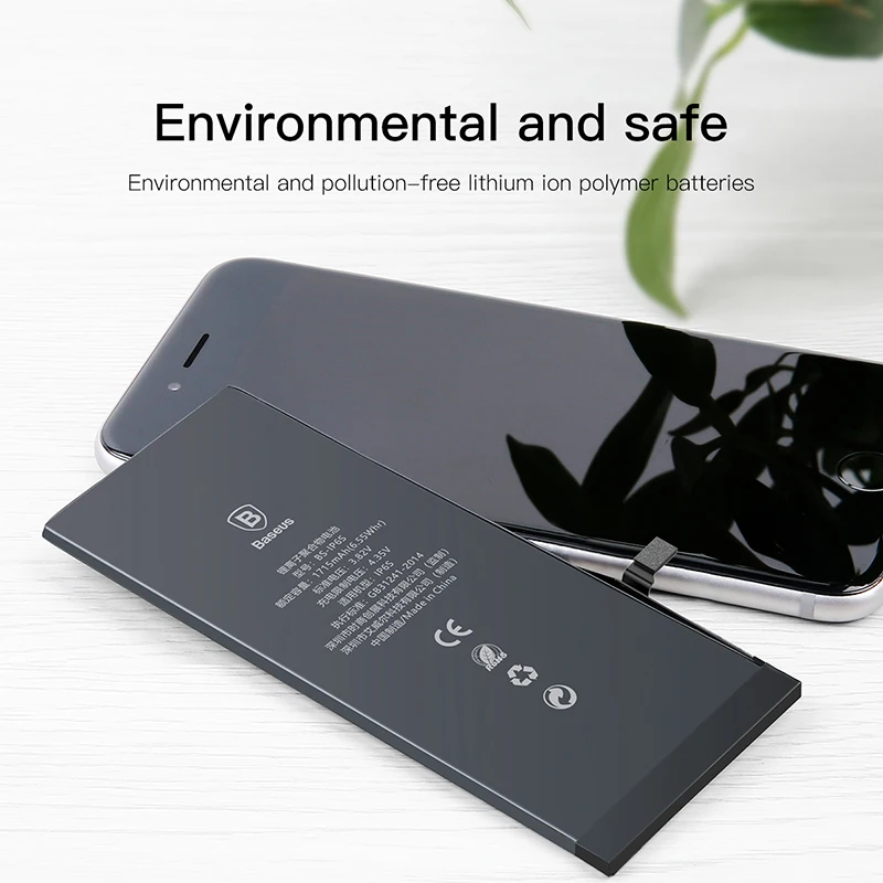 Baseus Phone Battery For iPhone 6 6s 7 8 Plus Original High Capacity Bateria Replacement Batteries For iPhone X Xs Max Xr 7P 8P enlarge