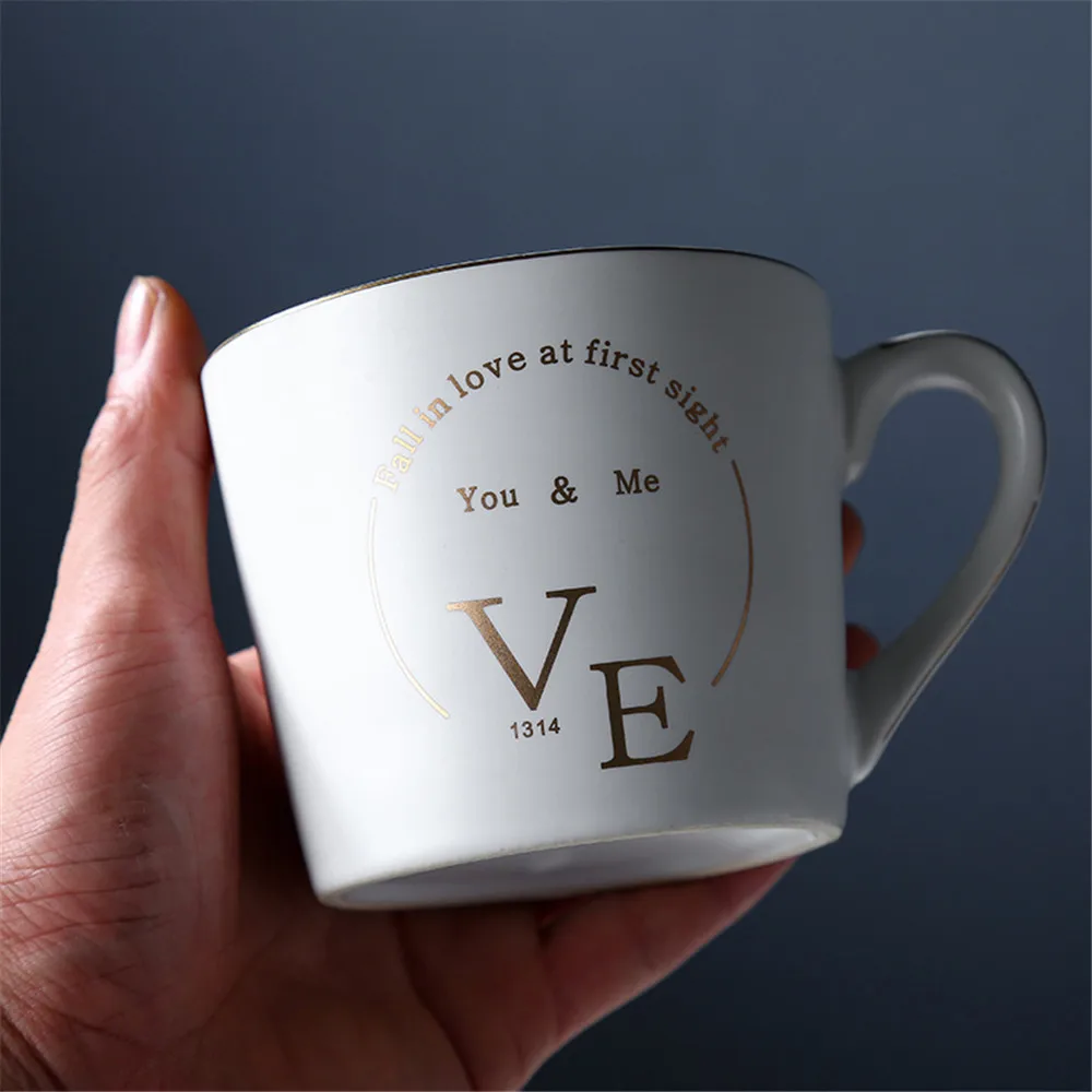 Шикарные кофейные кружки кружка для молочного чая креативные золотые