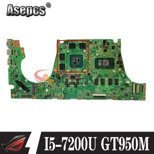 ux530ux ux530uq laptop motherboard for asus ux530u ux530uq ux530un ux530ur ux530ux mainboard i5 7200u cpu 8gb ram gt950m gpu free global shipping