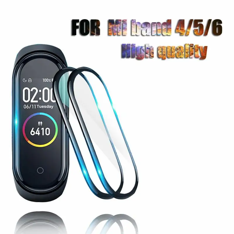 

1/2/3/5Pcs 3D Protective Glass for Xiaomi Mi Band 6 5 4 Screen Protector for Miband 5 4 Cover Smart Watchband 4 band5 Soft Film