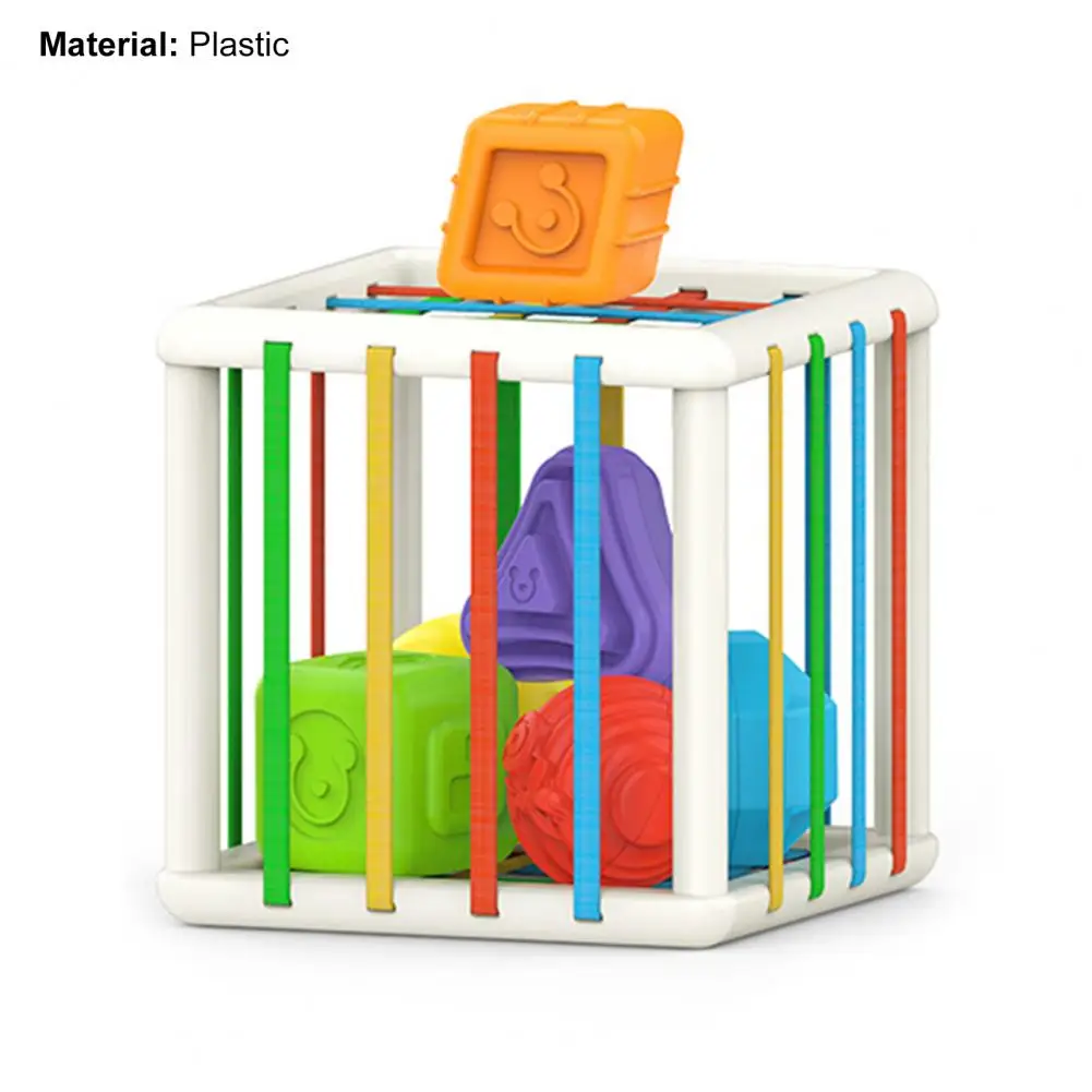 Образовательный обучающий куб игрушка многоцветный пластиковый с