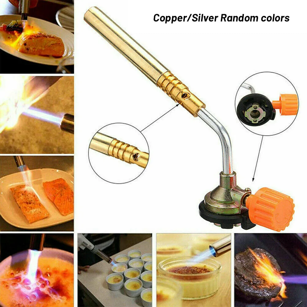 

Ignition Flamethrower 13.5cm Gas Torch Blowing Camping Soldering Pipes