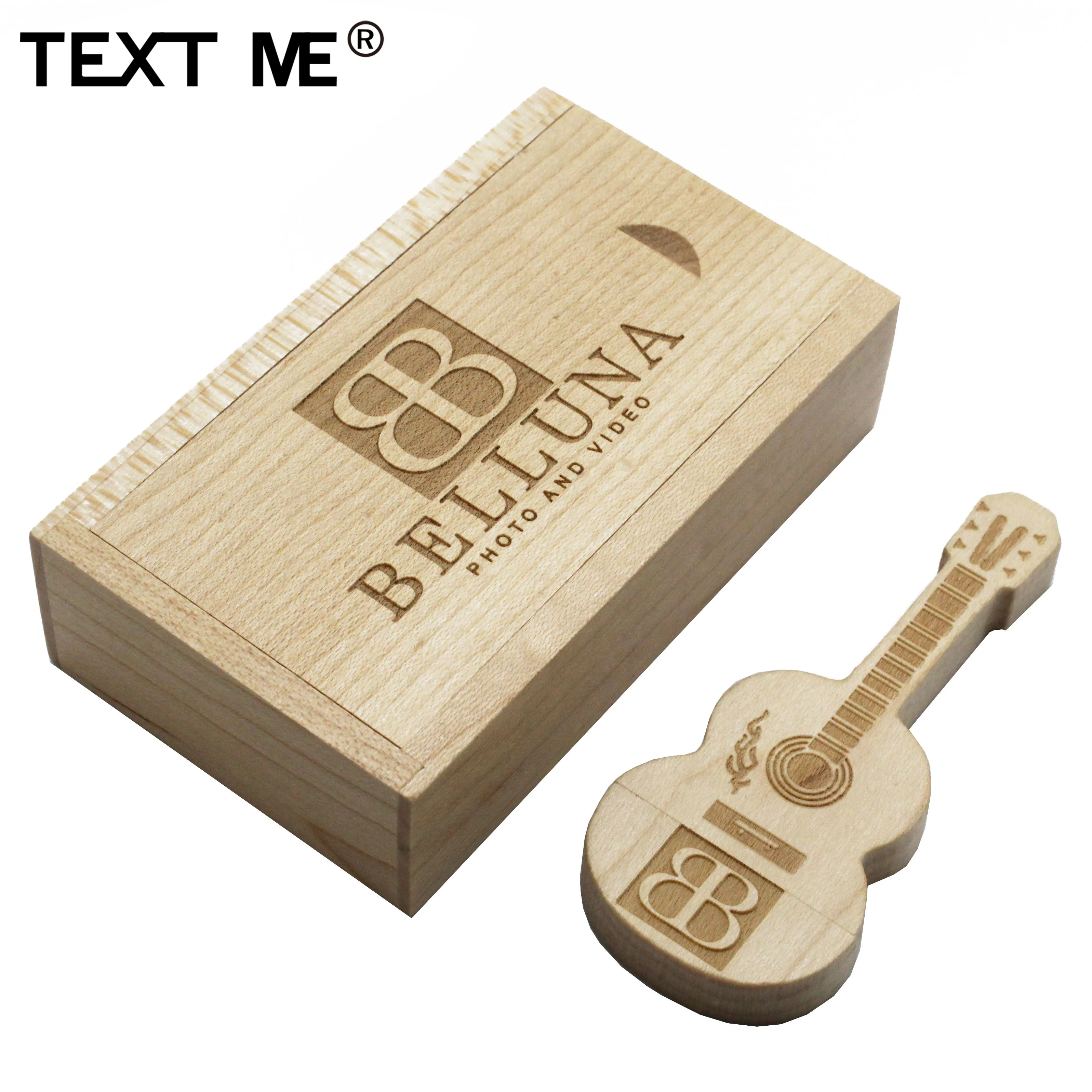 Usb флеш накопитель TEXT ME в деревянной бамбуковой коробке с логотипом 4 ГБ 8 16 32 64 usb 2 0