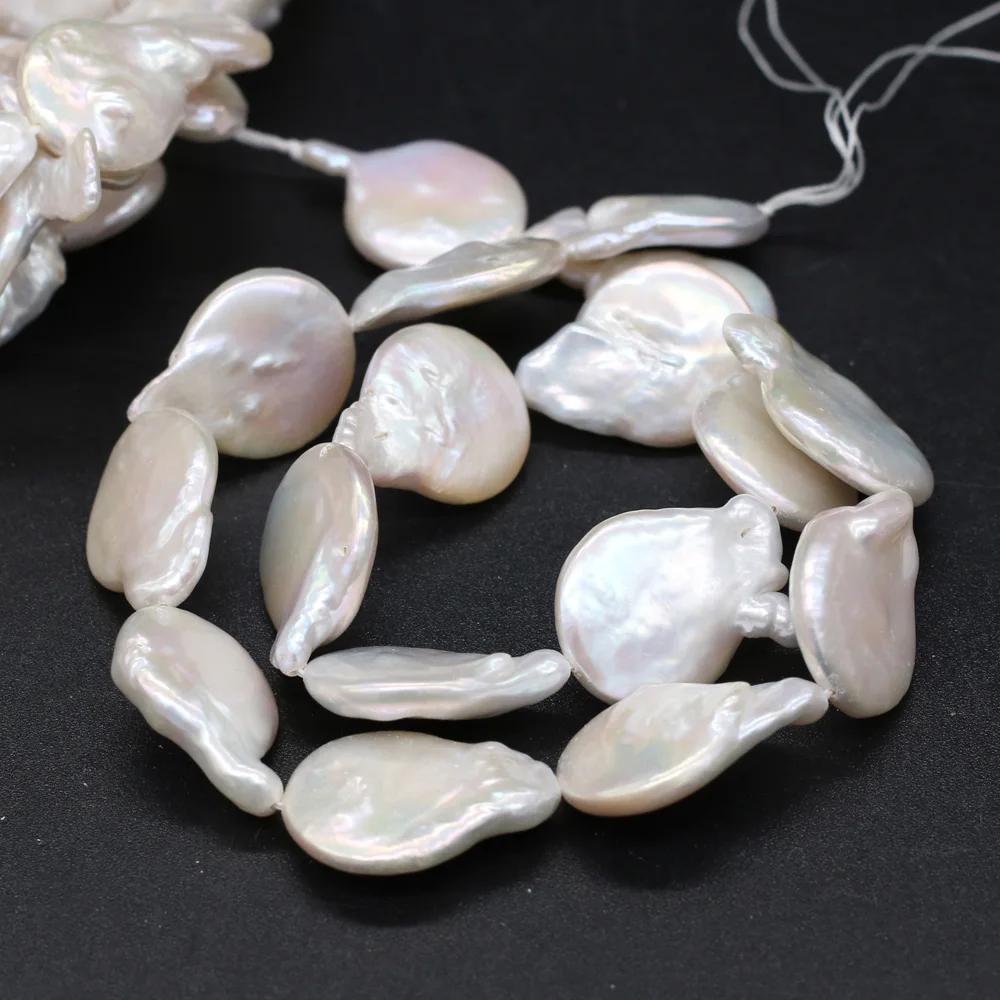 

Natural Pearl Beads with Tail Shaped Baroque Style for DIY Necklace Bracelet Fashion Decorative Jewelry 36cm