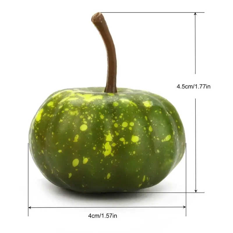 6 шт. Мини искусственная Тыква имитация растительный Хэллоуин украшения для дома