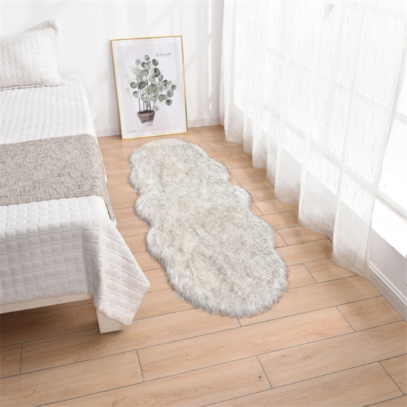 

Thick Carpet For Living Room Plush Rug Children Bed Room Floor Carpets Window Bedside Home Decor Rugs Soft Mat 40*80cm