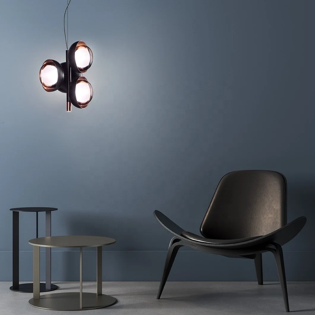 Современный стеклянный подвесной светильник в скандинавском стиле для столовой