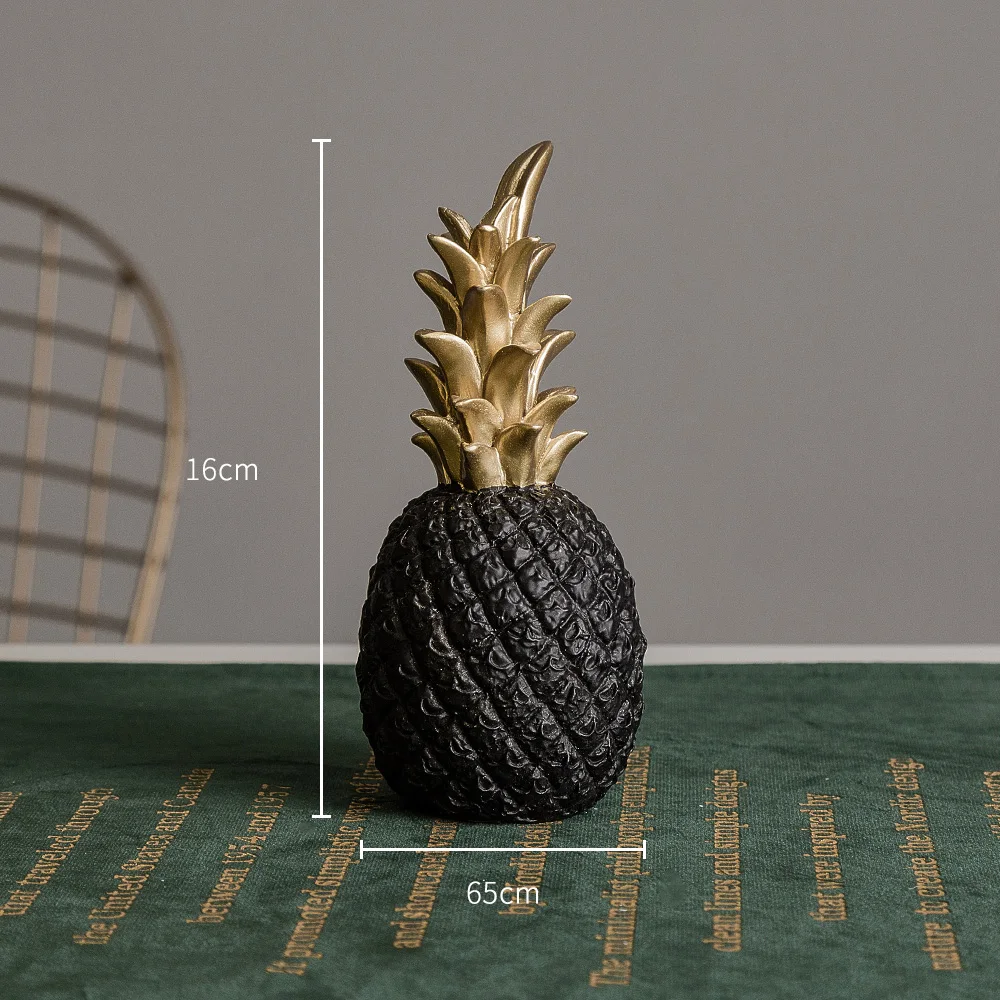

Nordic Resin Pineapple Creative Fruit Model Modern Home Decoration Living Room Wine Cabinet Decor Crafts Dining Table Decoration